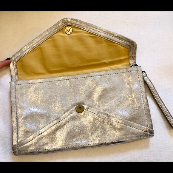 Silver Gap Envelope clutch distressed leather - Picture 6 of 7